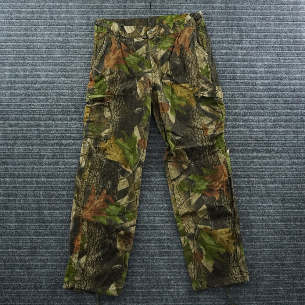 Ranger Cargo Pants Mens 34 Camo Vintage 90s Realtree Hardwoods Camouflage